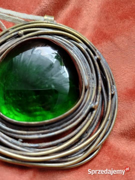 Piękny miedziany wisior zawieszka prl Pozostałe Choszczno