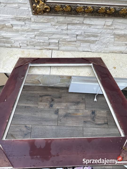 Stara drewniana rama rzeźbiona do lustra obrazu dolnośląskie Długopole-Zdrój