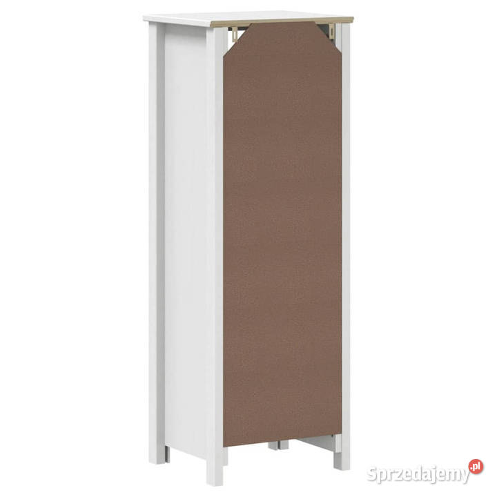 Szafka łazienkowa BERG biała 40x34x110 lite