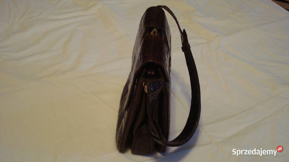 Torebka damska z naturalnej skóry piękna Warszawa sprzedam