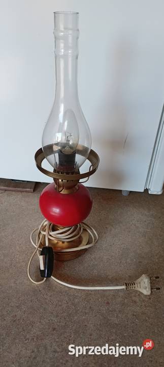 Lampa Polam PRL Lampki biurkowe wielkopolskie Szamotuły