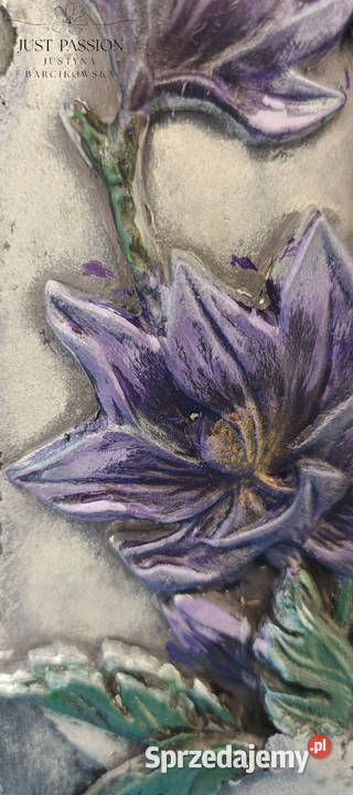 Ręcznie malowana szkatułka drewniana z motywem Ostróda