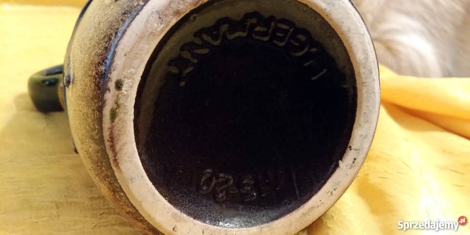 Piękny ceramiczny wazon niemiecki sygnowany Dekoracje i ozdoby Inowrocław