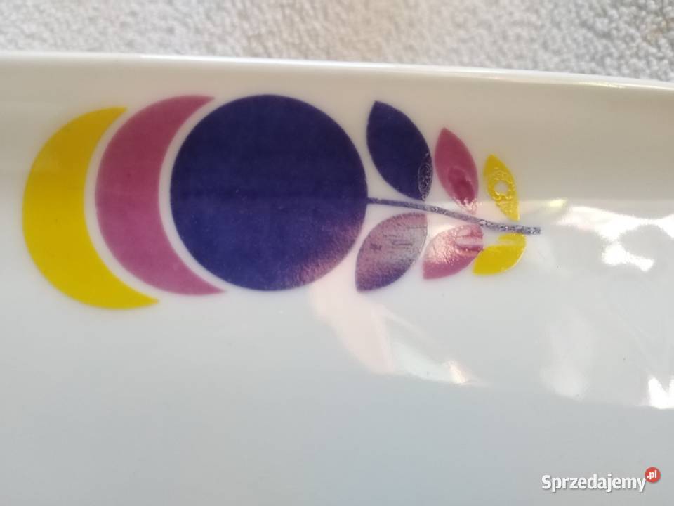 Półmisek porcelana prostokąt Bavaria biały Nowa Karczma