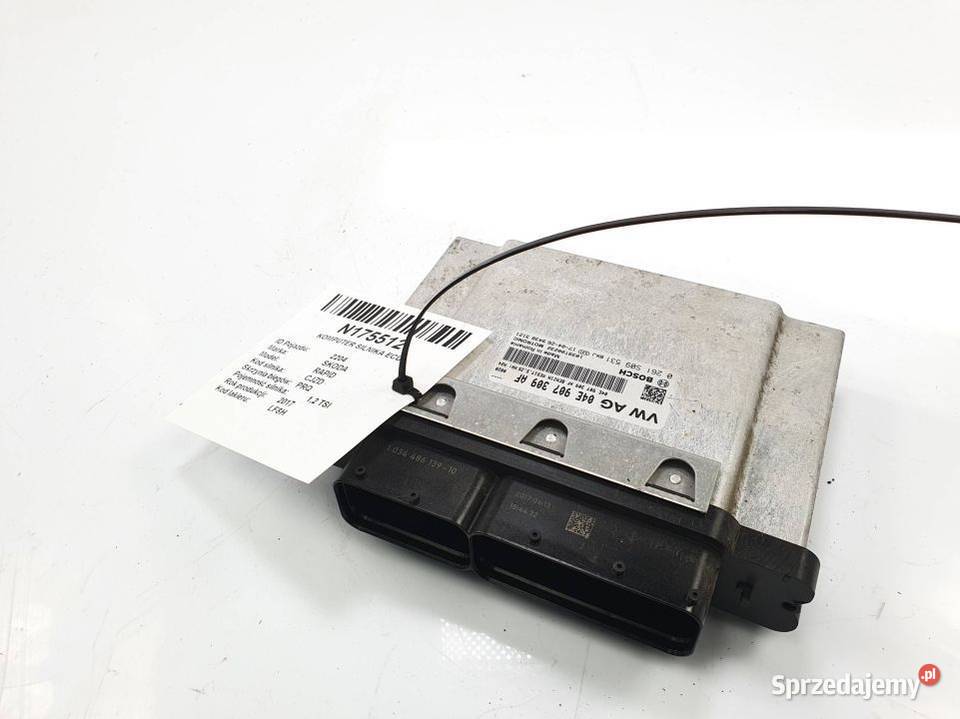 KOMPUTER SILNIKA ECU SKODA RAPID 04E907309AF kujawsko-pomorskie Lipno