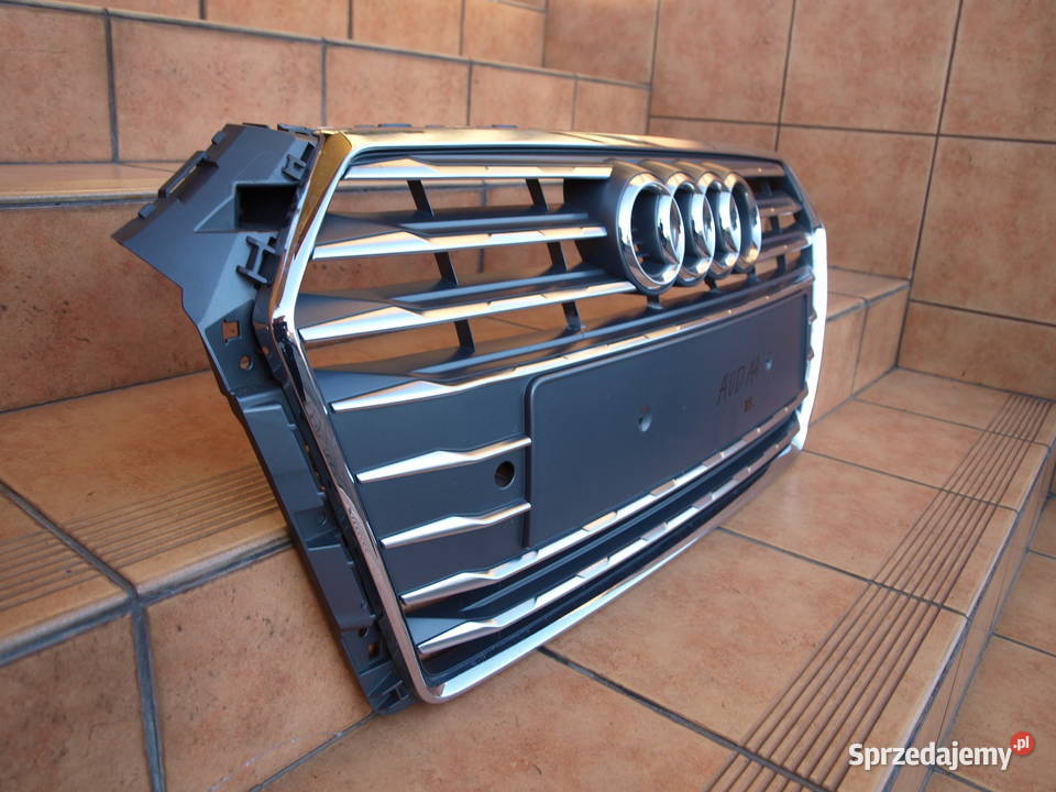 Audi A4 B9 grill chrom atrapa przód parktronik