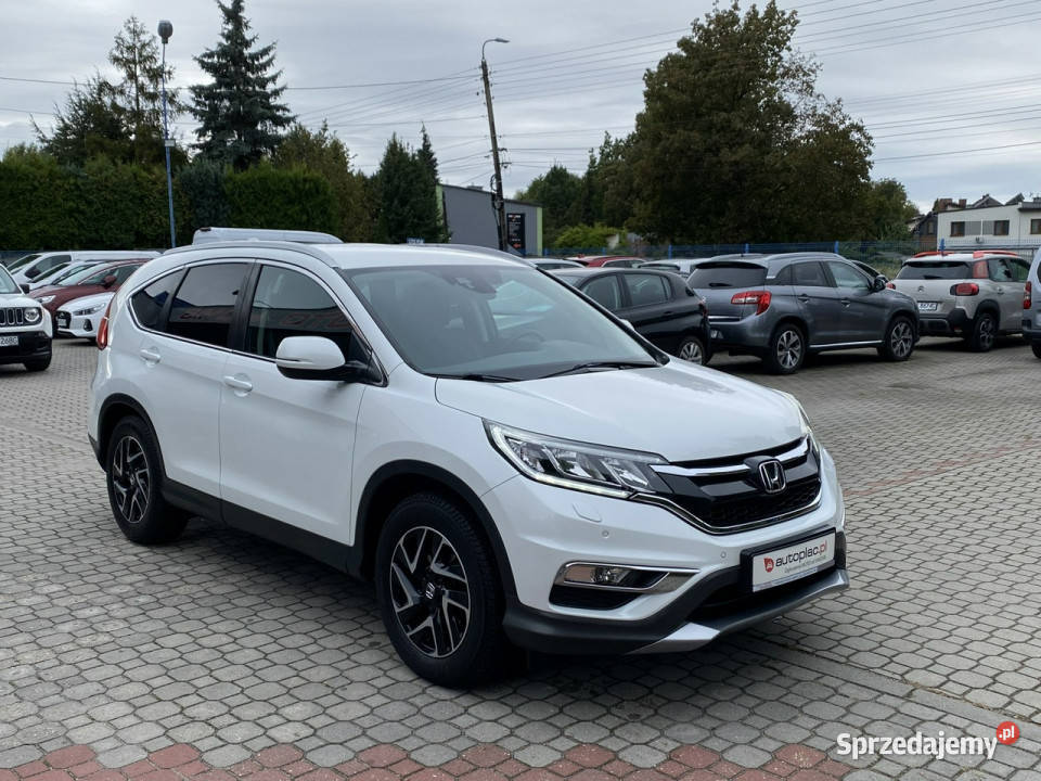Honda CRV Biała perłaPodgrzewane fotele Navi przyciemniane szyby