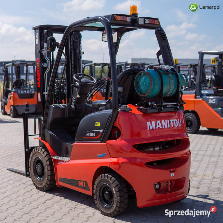 Wózek widłowy Manitou Mi15G Zator