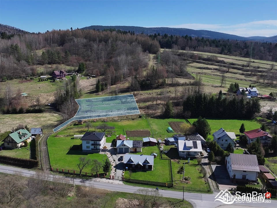 Działka 2326m2 Olszanica szambo sprzedam