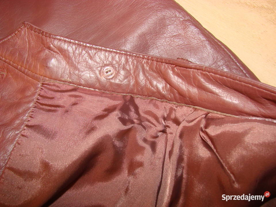 męskie spodnie skórzane Moda i Styl Pruszcz Gdański sprzedam