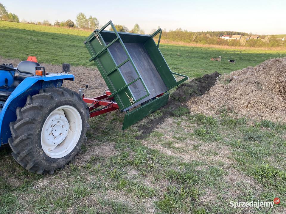 Przyczepa sadownicza rolnicza kiprowana 2 tonowa nieuszkodzony