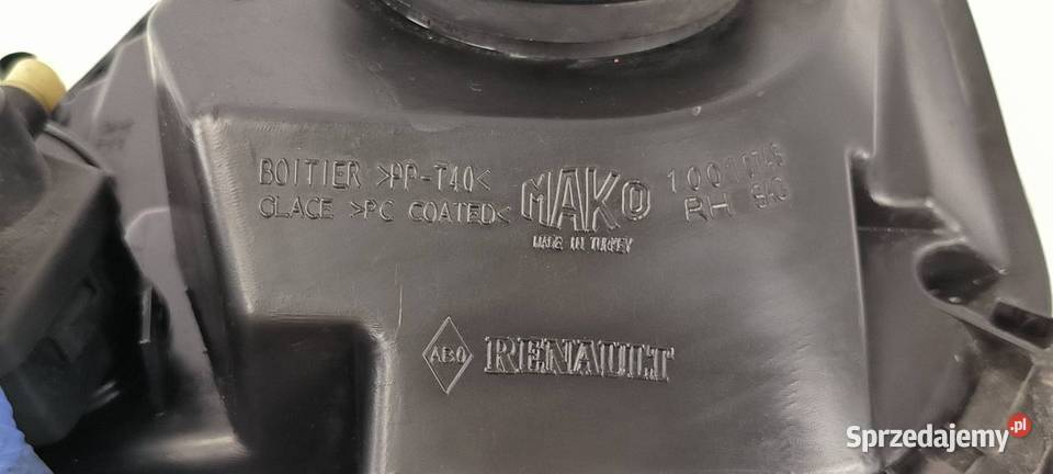 LAMPA PRAWA PRZÓD RENAULT THALIA 8200228792 Pozostałe Lipno sprzedam