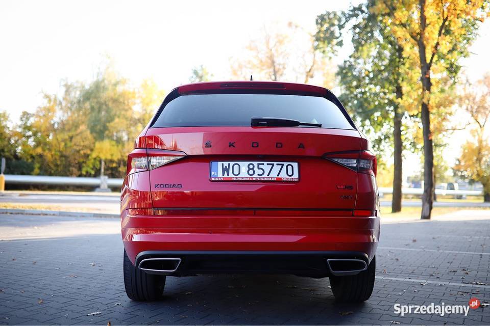 Sprzedam skoda kodiaq vrs welurowa tapicerka Ostrołęka