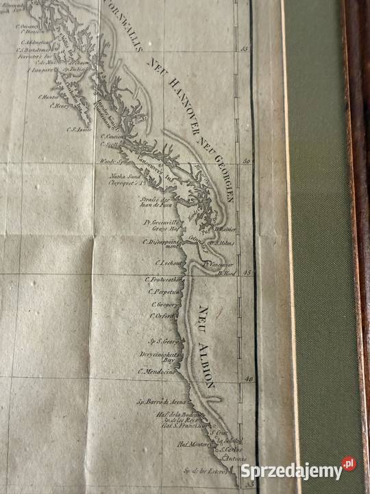 Antyczna Mapa Rycina 1818 PółnocnoZachodnie Czerwionka-Leszczyny