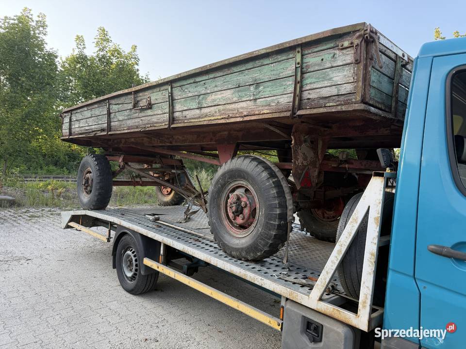 Przyczepa 6 t Niemcy nieuszkodzony Przyczepy rolnicze sprzedam