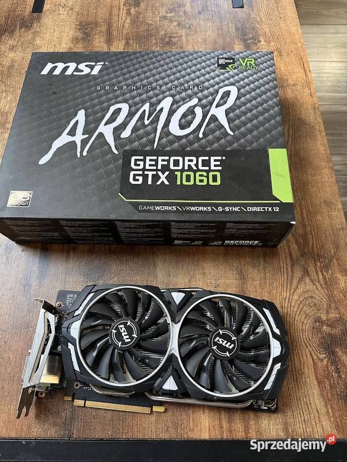Karta Graficzna MSI GTX Armor 6 Gb nie wyświetla MSI małopolskie Kraków
