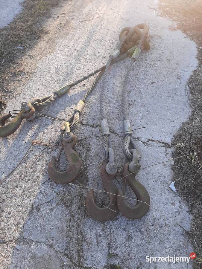 Zawiesie dźwigowe cztero hakowe grube