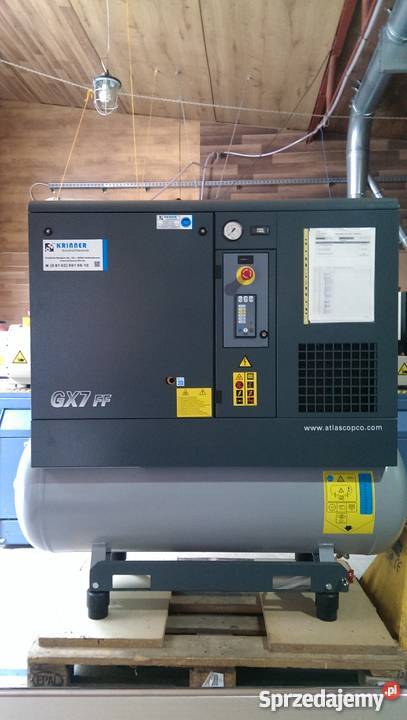Kompreor śrubowy Atlas Copco GX7FF EL Rzeszów