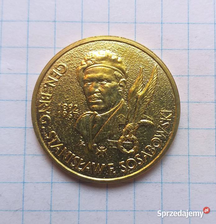2 ZŁOTE 2004 POLSKA GEN STANISŁAW SOSABOWSKI Piszczac