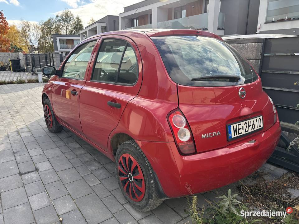 Sprzedam nissana micrę 12 80 z 2005r Nowa Wola