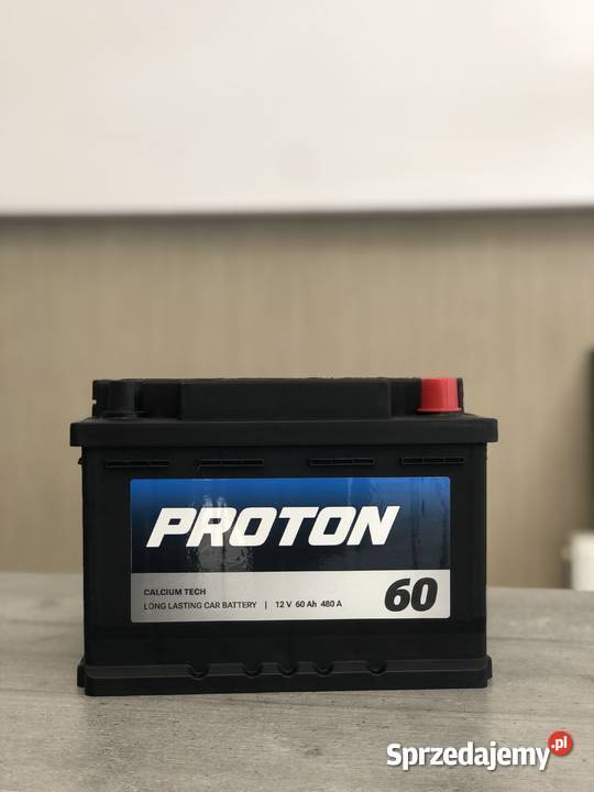 Akumulator PROTON 60Ah 480A Niski Prawy Plus osobowe Białystok