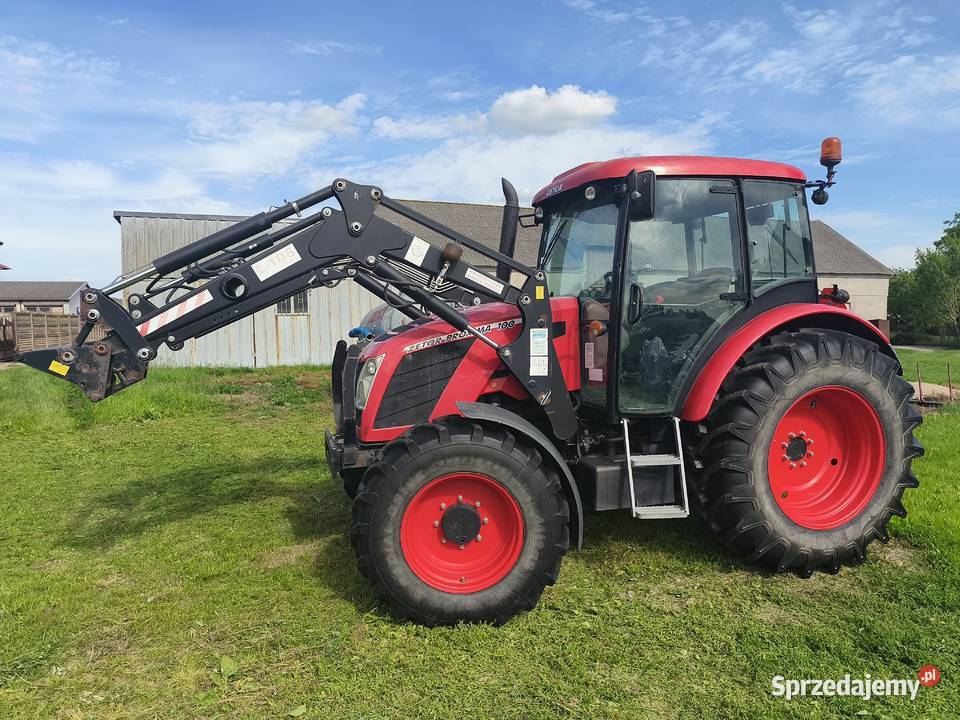 Ciągnik rolniczy Zetor Proxima 100 z ładowaczem czołowym – 2016 r.