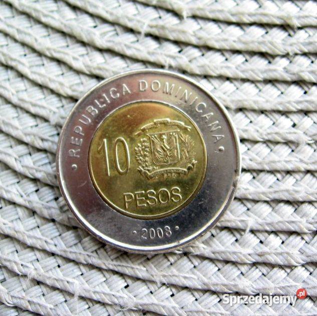 Dominikana 10 Pesos 2008r Kalisz sprzedam
