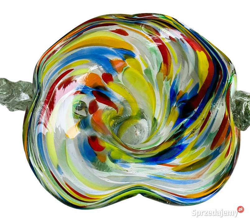 Wazon Koszyk Polskie Huty Szkła PRLu mazowieckie Warszawa sprzedam