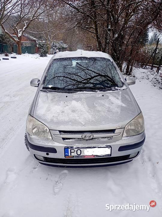 Hyundai Getz 2005 15 CRDI 5 drzwi nieuszkodzony Poznań