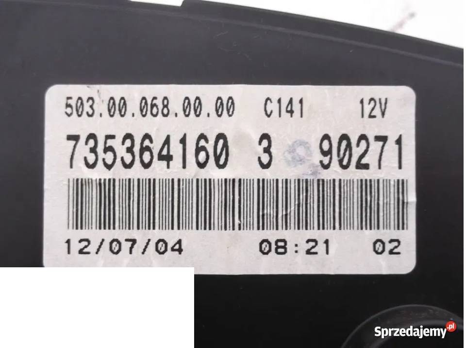 Fiat Idea Zegary Licznik 19 MultiJet Europa Liczniki i zegary Ksawerów