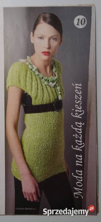 Dama w swetrze 9102010 szydełko druty Gdańsk sprzedam