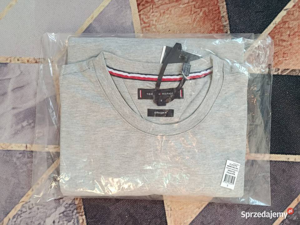 Longsleeve Tommy Hilfiger najwyższa jakość szary Białystok