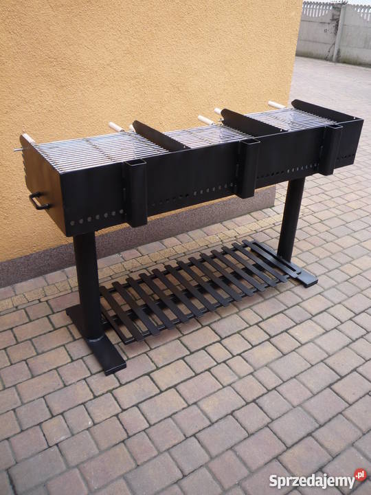 Gastronomiczny grill TRÓJKOMOROWYblacha 5 mm z wielkopolskie Damasławek