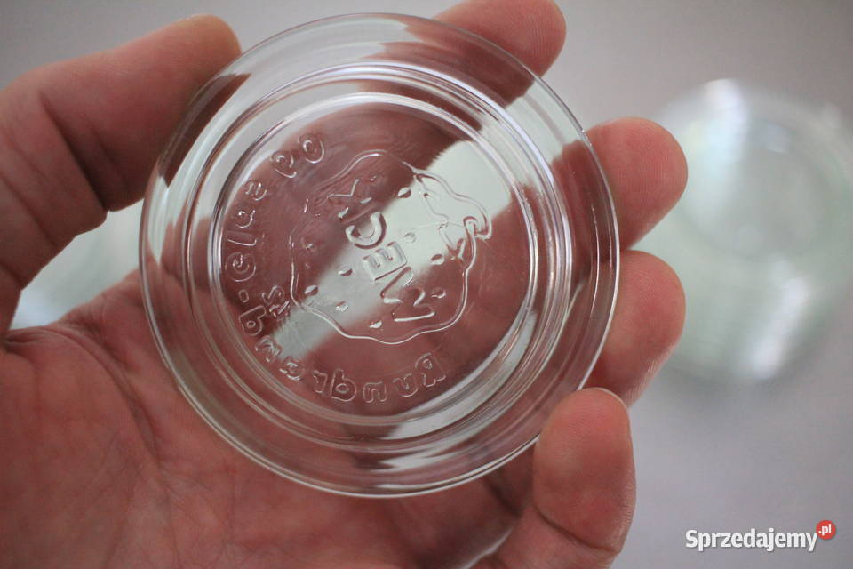 WECK Glass pokrywki do słoików szklane Góra