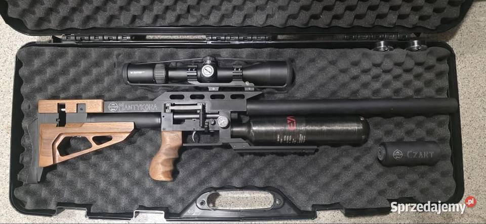 Karabinek Wiatrówka PCP Mantykora 635mm 25 Poznań