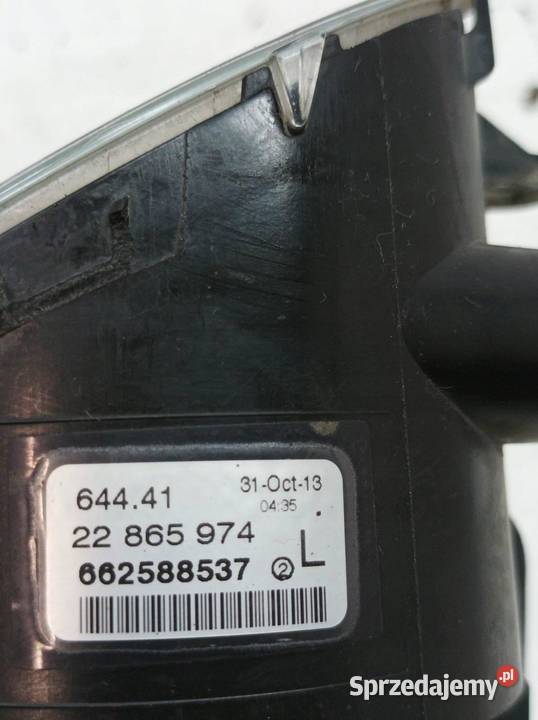 HALOGEN LEWY PRZÓD 22865974 Opel Astra IV 2009 J świętokrzyskie