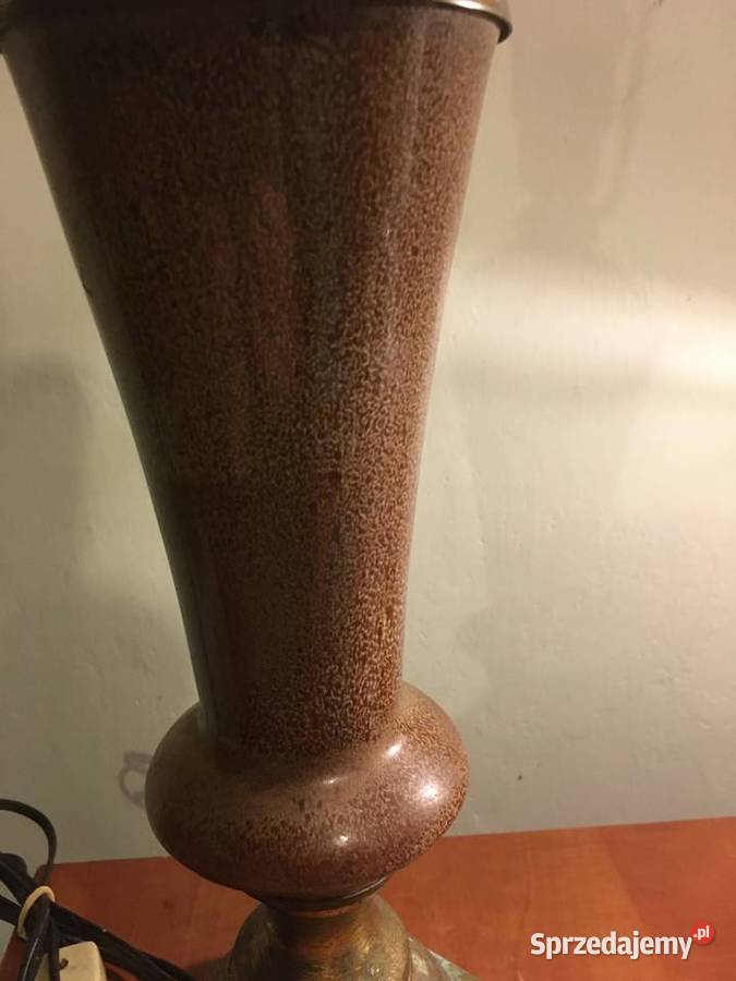 lampa stołowa PRL Pruszcz Gdański