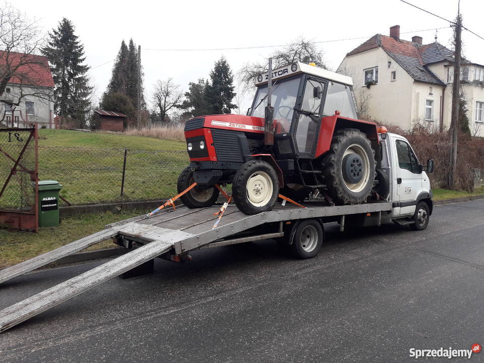 URSUS ZETOR FIAT FERGUSON TRANSPORT LAWETA Napęd 4x4 Złoczew