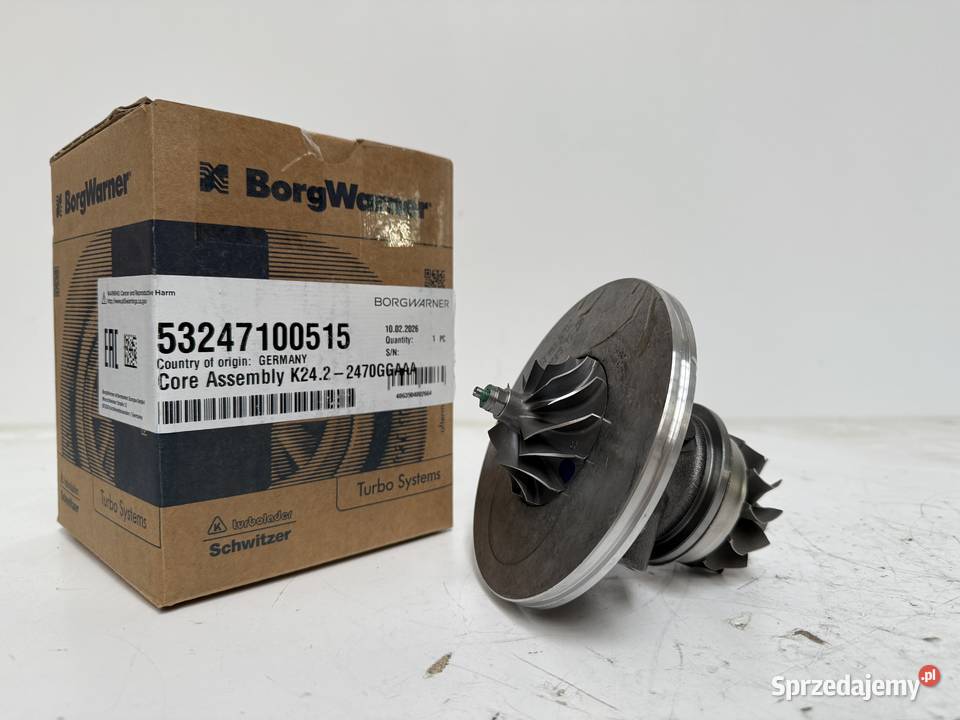 Nowy rdzeń CHRA BorgWarner KKK 53247100515 mazowieckie Siedlce