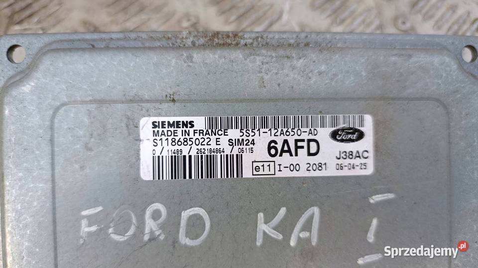 FORD KA 2002 STEROWNIK MODUŁ ECU 5S5112A650AD śląskie sprzedam