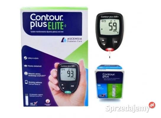 Glukometr Contour Plus Elite 55 pasków pomorskie
