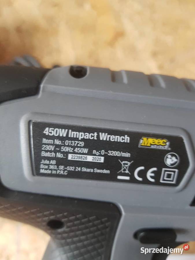Klucz udarowy 12 400 Nm 450 W Meec Tools Głogowa