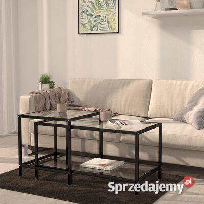 vidaXL Stoliki herbaciane 2 szkło hartowane Warszawa