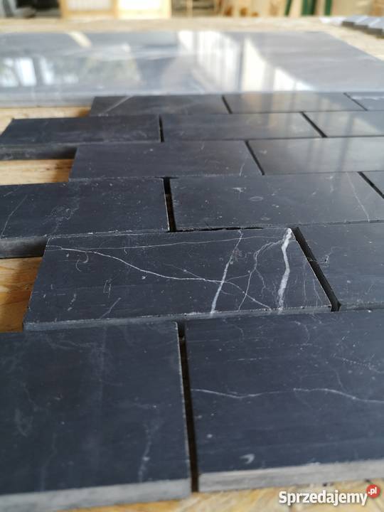 Mozaika marmurowa BRICK Nero Marquina mat dolnośląskie