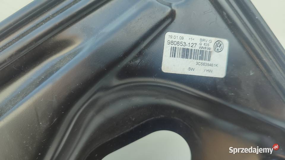 5VW PASSAT CC PODNOŚNIK SZYBY MANUAL LEWY TYŁ osobowe Włoszczowa