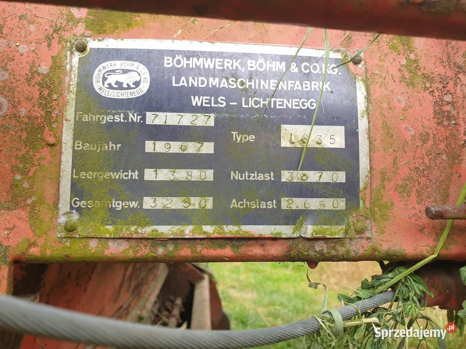 Przyczepa samozbierająca Przyczepy rolnicze Makowisko
