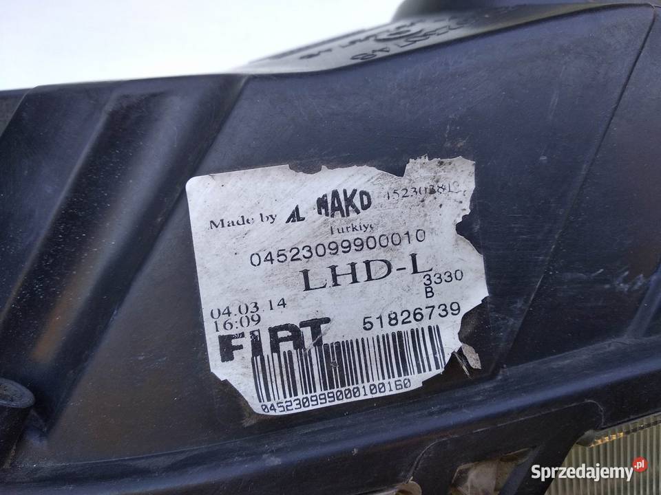 Fiat Linea lampa przednia lewa reflektor przód Sieradz