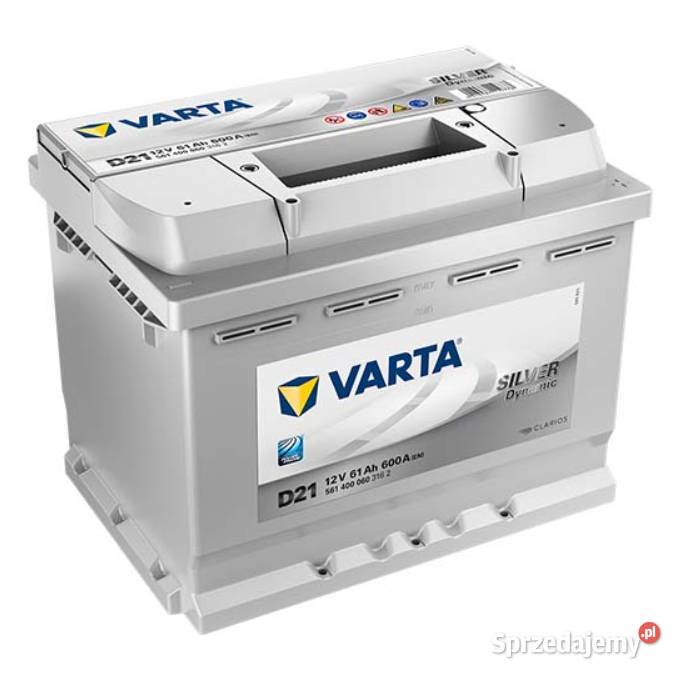 Akumulator 61Ah 600A EN Varta Silver Dynamic D21 Kościerzyna