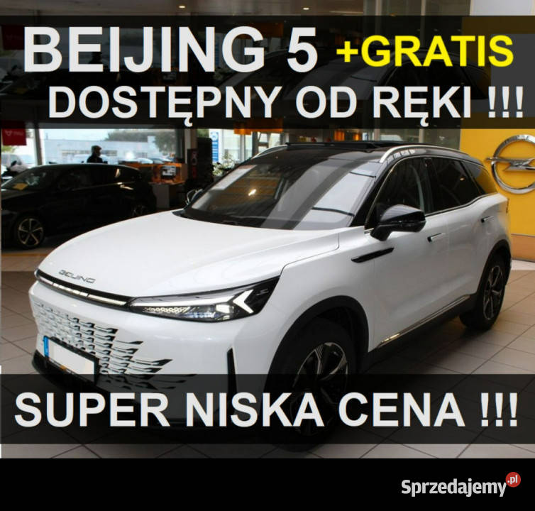 Baic Beijing 5 Luxury Comfort 177 Automat Kamera czujnik zmierzchu Szczecinek