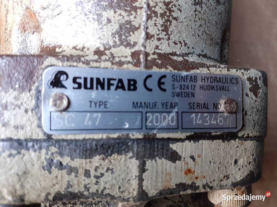 Pompa wywrotu hds Sunfab sc 47 Przystawka Jastrzębie-Zdrój